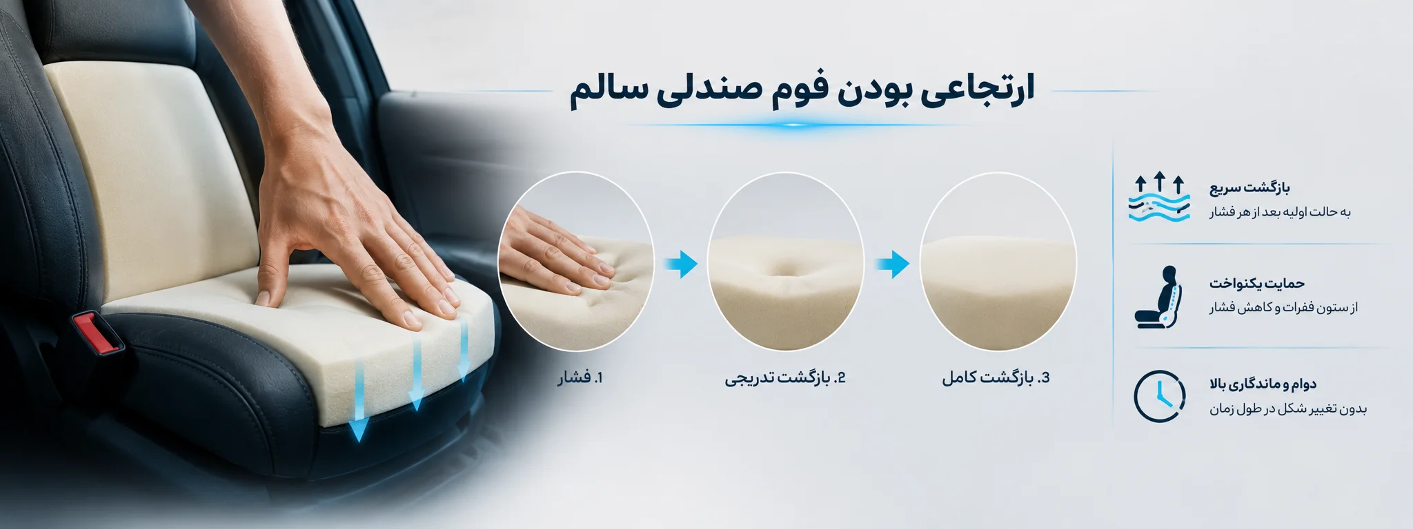 بهترین فوم صندلی ماشین